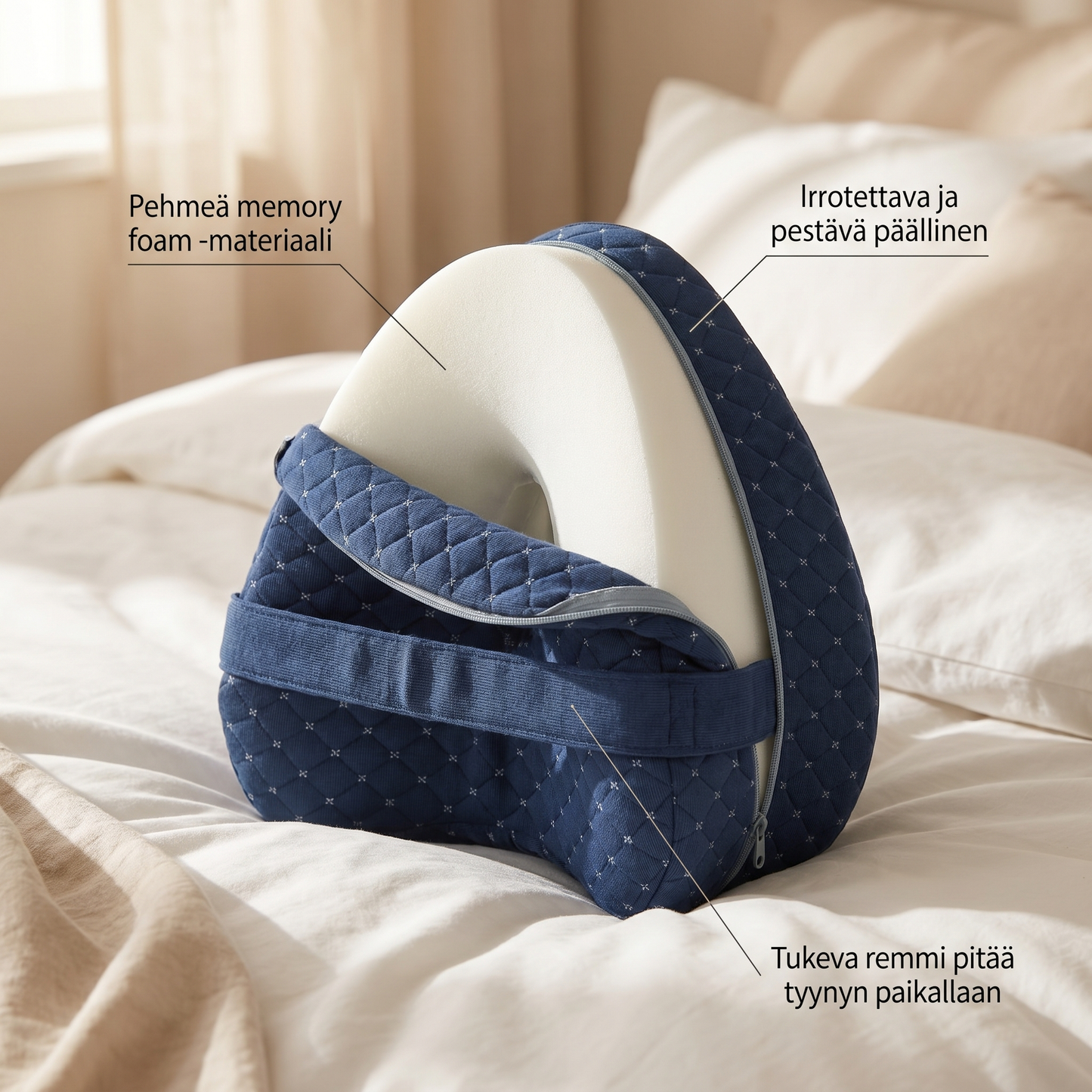 Unelo Ergonominen Jalkatyyny
